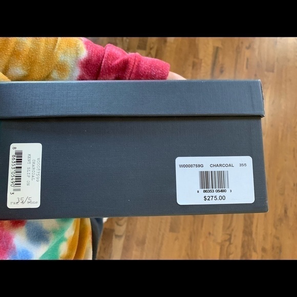 RAG & BONE Kent Slip-on sneaker charcoal grey suede sz 35 or 5 EUC - Picture 9 of 9